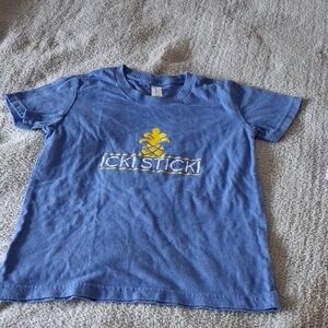 Like New, Icki Sticki Womens Blue Tee Size S